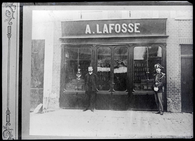 Ancienne pharmacie de Monsieur Homais, personnage du roman Madame Bovary de Flaubert à Ry (Seine-Maritime).