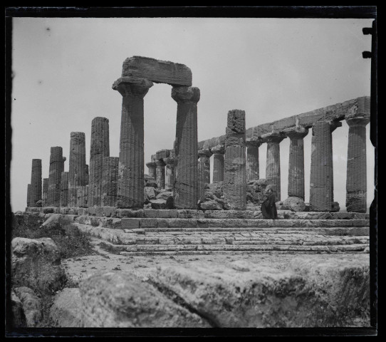 Temple de Junon dans la vallée de l'Agrigente en Sicile (Italie).