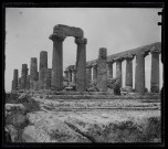 Temple de Junon dans la vallée de l'Agrigente en Sicile (Italie).