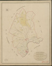 Saint-Aquilin-de-Pacy. Tableau d'assemblage _ du Plan Parcellaire de la Commune de St Aquilin de Pacy _ Canton de Pacy sur Eure - Evreux - Eure. _ Terminé sur le Terrain le 31 Juillet 1851, sous l'administration de M. Le Comte Guyot, Préfet _ M. Ledoux, Maire _ et sous la Direction de M. Chauveau, Directeur des Contributions directes _ M. Lefébure, Géomètre en Chef. _ Par M. Martin, Géomètre de 1re classe.