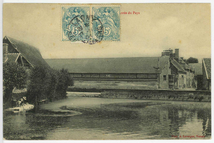 Thilliers-en-Vexin (Les). L'Entrée du Pays.