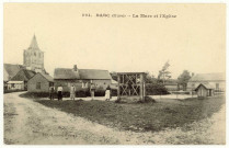 Barc. La mare et l'église.