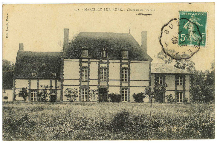 Marcilly-sur-Eure. Château de Brazais.