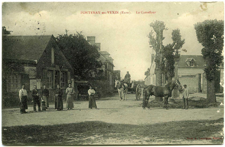 Fontenay. Le Carrefour.