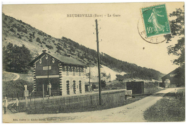Heudreville-sur-Eure. La Gare.