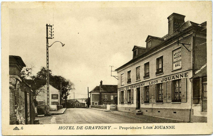 Gravigny. Hôtel de Gravigny - Propriétaire Léon Jouannne.