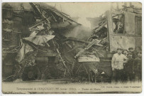 Serquigny. Tamponnement de Serquigny (29 février 1916). - Train du Havre.