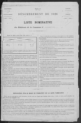 MENNEVAL 1926