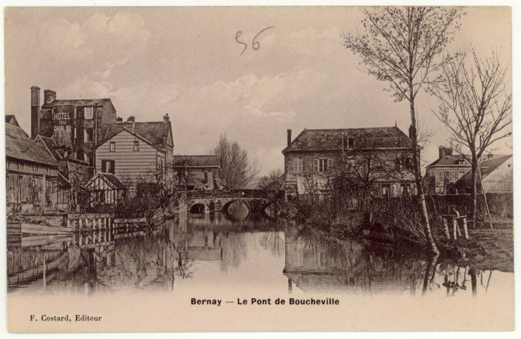 Bernay. Le Pont de Boucheville.