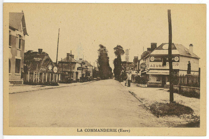 Sainte-Colombe-la-Campagne. La Commanderie - Route de Paris.