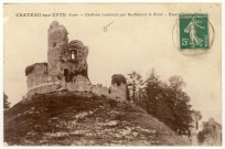 Château-sur-Epte. Château construit par Guillaume le- Roux-Ensemble des Ruines.