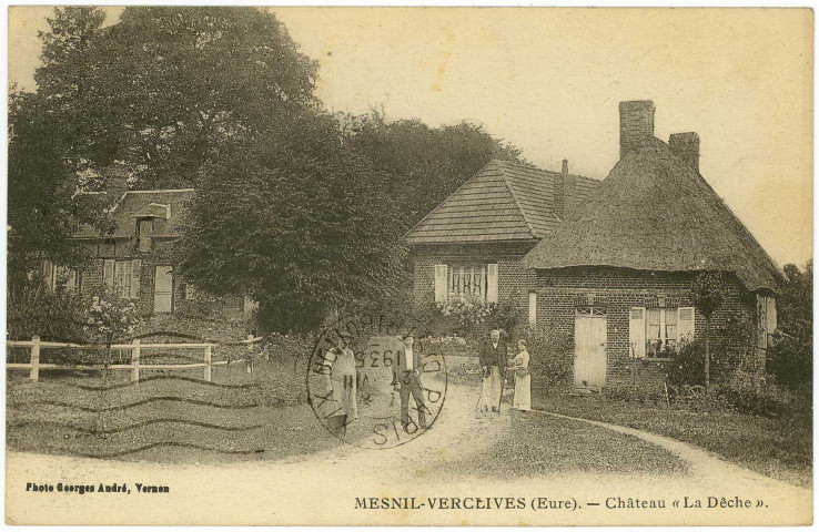 Mesnil-Verclives (Le). Château «La Dêche».