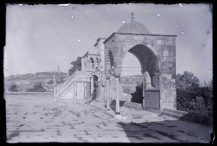 Esplanade de la mosquée Al-Aqsa à Jérusalem (Israël).
