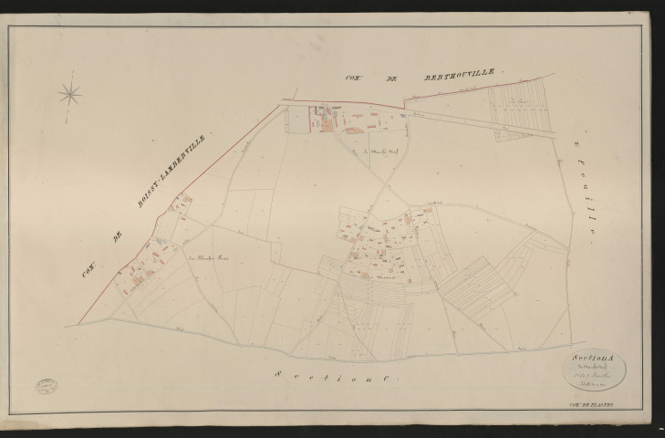 Plasnes. Section A _ du Marché-Neuf _ 1re de 2 feuilles
