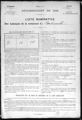 BERTHENONVILLE 1896