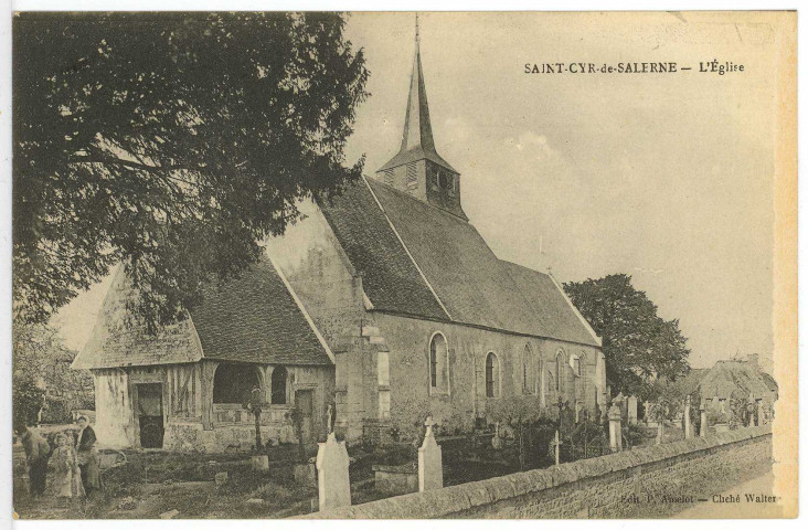 Saint-Cyr-de-Salerne. L'Eglise.