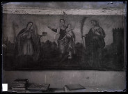 Église de Tilleul-Dame-Agnès (Eure), peintures de la sacristie.
