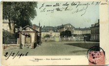 Evreux-Ville. Place de Sepmanville et Hôpital.
