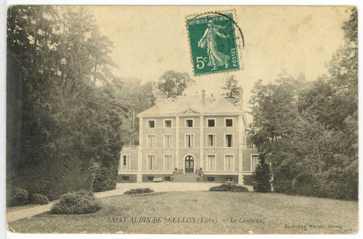 Saint-Aubin-de-Scellon. Le Château.