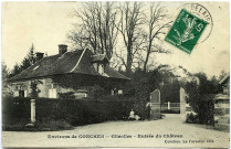 Glisolles. Entrée du Château.