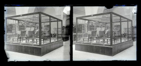 Salle et collections d'un musée égyptien.