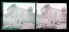 Ruines et vestiges de temple.