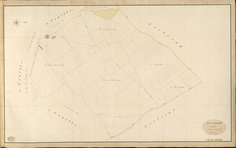 Corneuil. Section B _ du Perré _ 4e et dernière Feuille