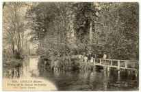 Cailly-sur-Eure. Etang de la ferme de Cailly.