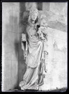 Statue de Vierge à l'enfant de l'église de Mézières-en-Vexin (Eure).