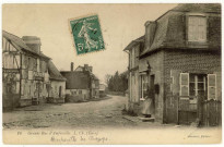 Amfreville-les-Champs. Grande rue d'Amfreville.