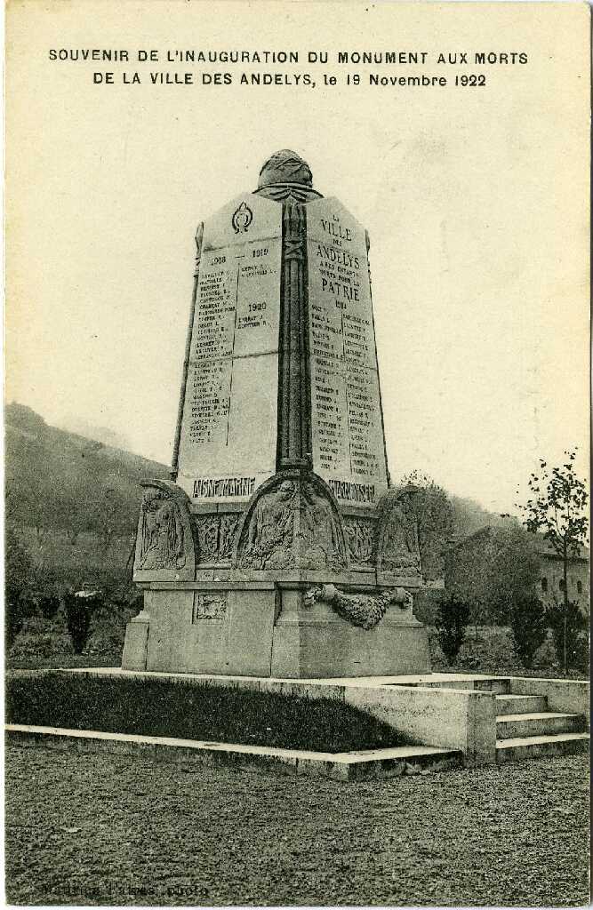 Ressource «Andelys (Les). Souvenir de l'inauguration du monument ...