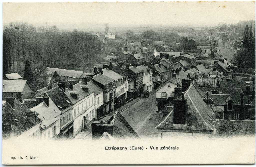 Ressource «Etrépagny. Vue générale.» Mnesys