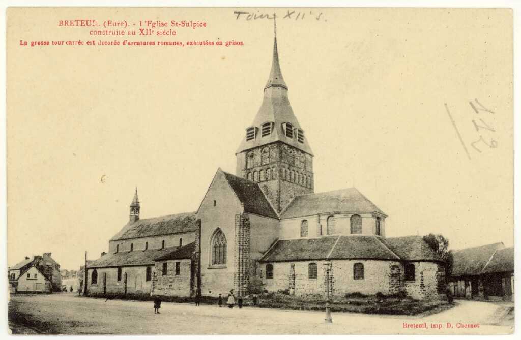 Ressource «BreteuilsurIton. L'Eglise StSulpice construite au X...